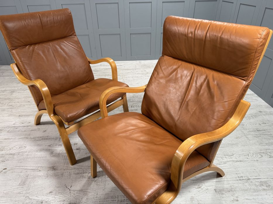 Датски кожени кресла Stouby Д1119