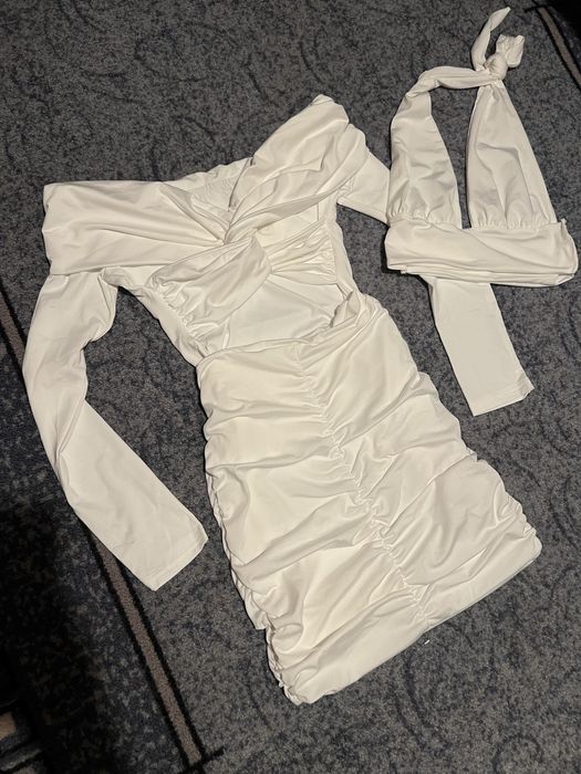 Дамски комплект пола и топ, пола и блуза, пола и боди