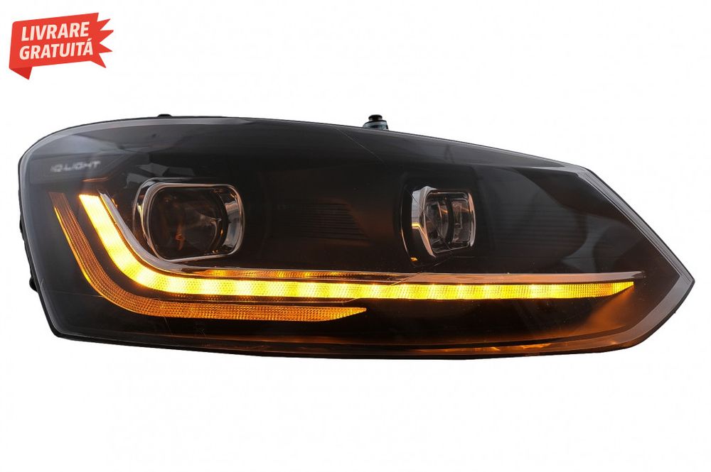 Faruri LED VW Polo 6R 6C (2010-2017) Semnalizare Dinamica