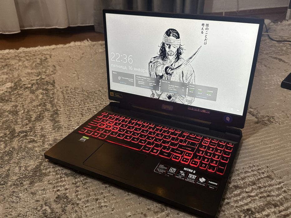 Acer nitro 5 (в комплекте графический планшет)
