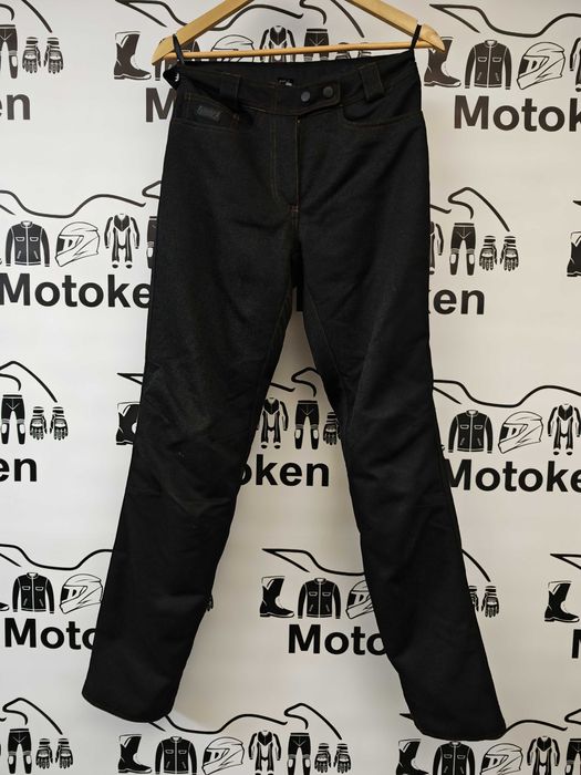 Geaca moto piele + blugi moto dama FLM marime 38