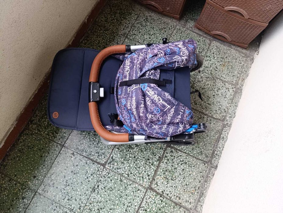 Детска лятна количка Cybex Eezy S Values for Life Trust blue 2019 синя