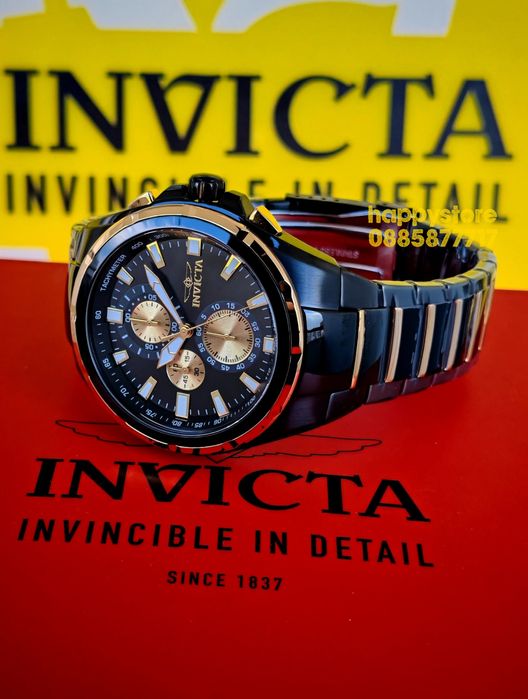 INVICTA Vulture black 46 mm, Инвикта нов ръчен часовник