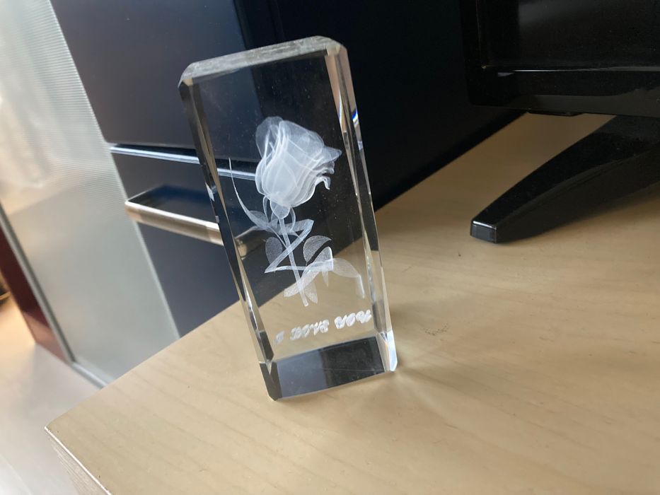 Сувенир 3D кристал с фигурка
