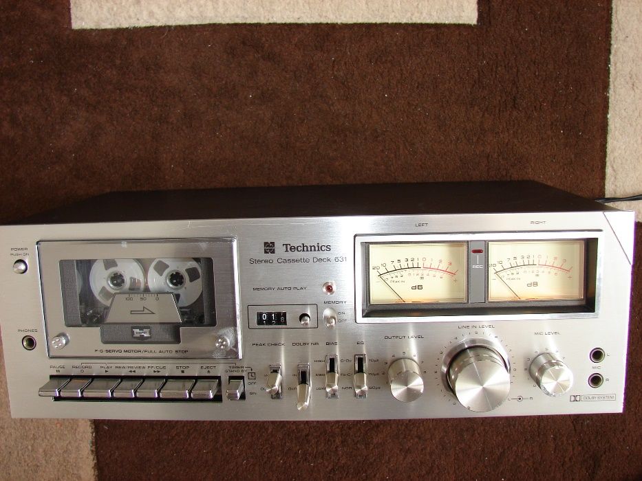 Casetofon Technics 631,vintage(akai,sony)
