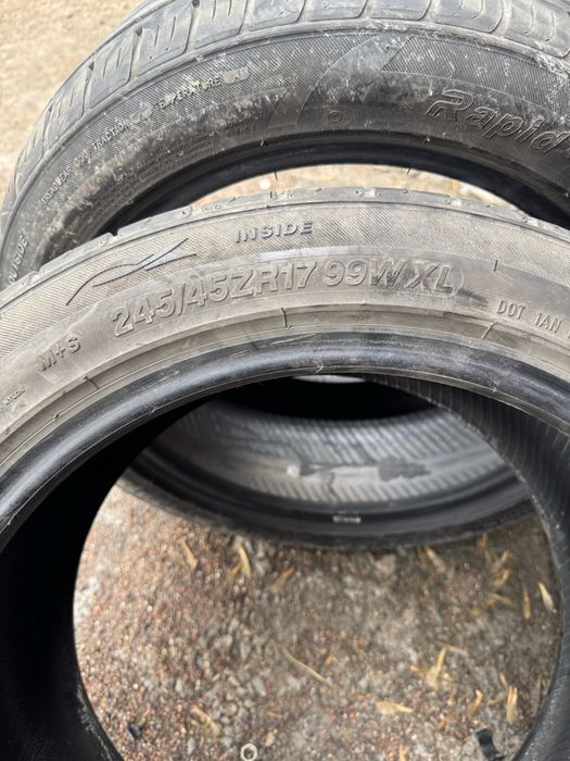 Летние шины 245/45/17