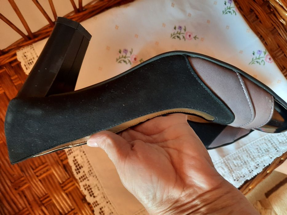 Pantofi full piele naturala