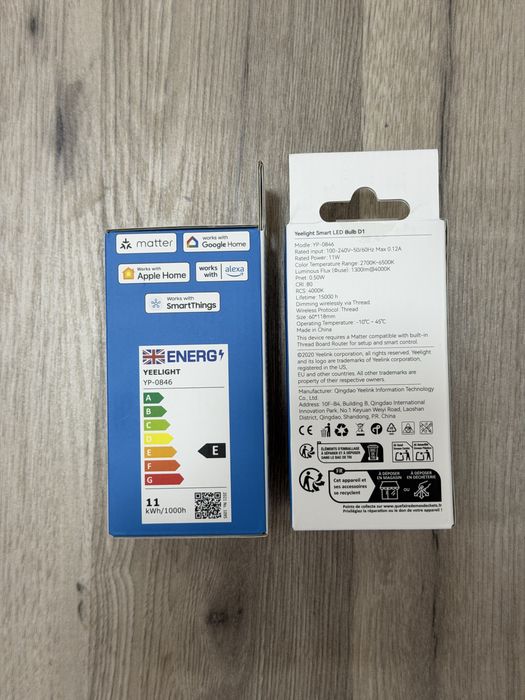 Умная лампочка yeelight d1