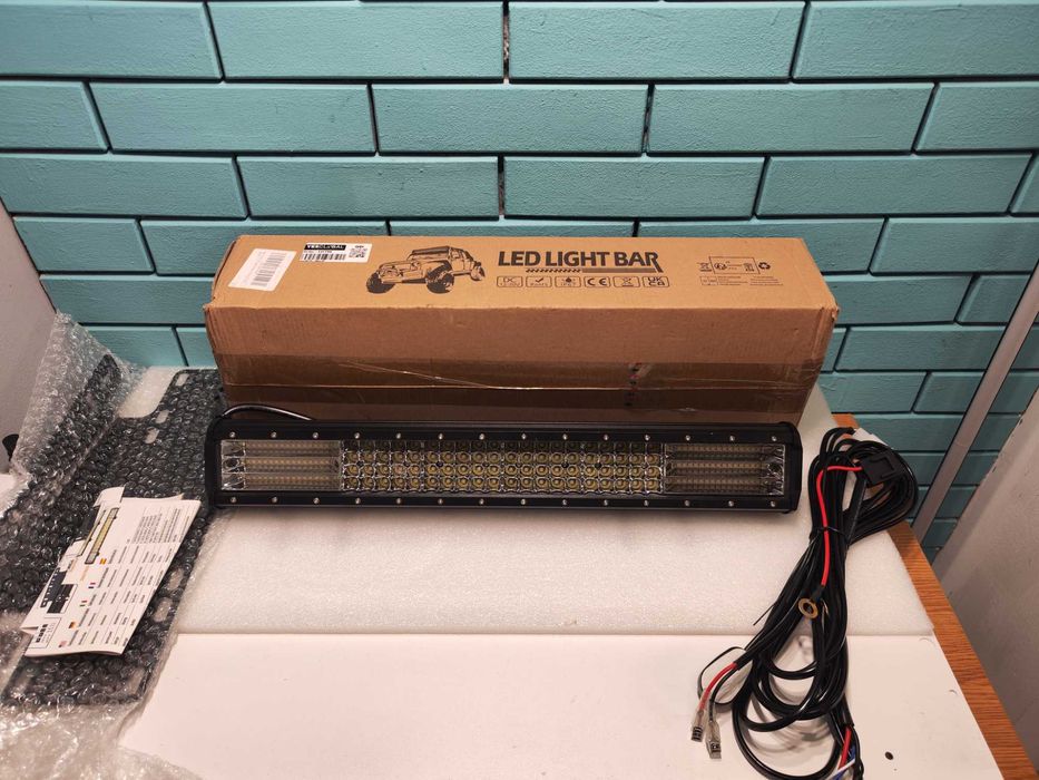 SKYWORLD 20" LED Бар 510W за офроуд с монтажна планка и кабели