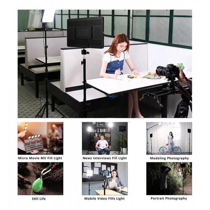 Професионална LED лампа Digital One SP01147 PL-260, 11" за селфи видео