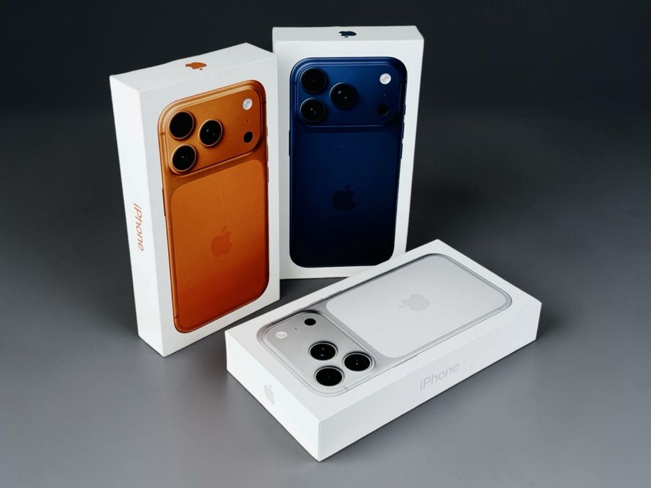 Apple iPhone 17 Pro Max 1TB Cosmic Orange / Deep Blue / Silver НЕРАЗПЕЧАТАН! Гаранция!