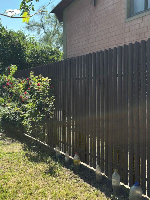 Забор-жалюзи металлические