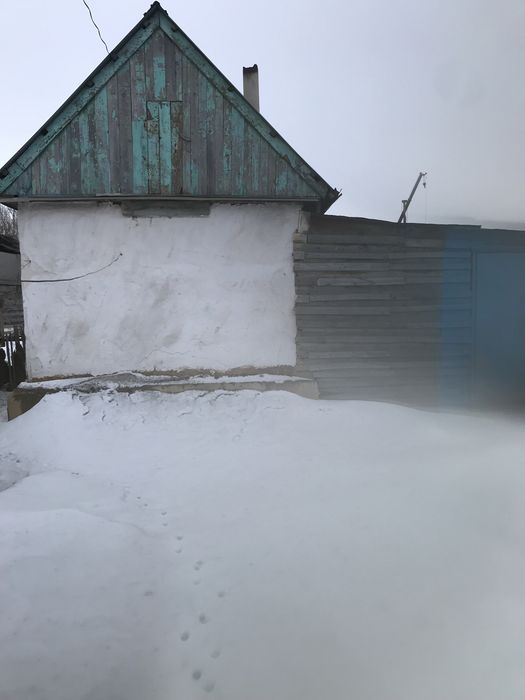 Сруб бани под времянку
