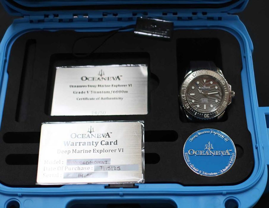 Oceaneva Titanium Deep Marine VI, Rolex Homage