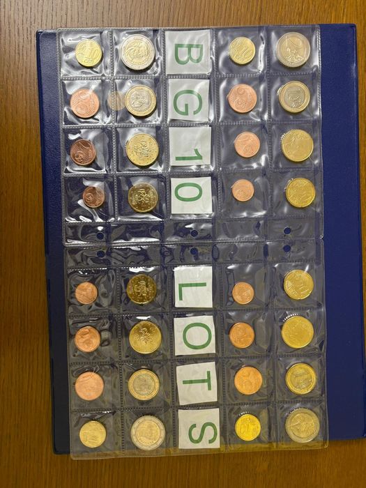 Vând lot de 10 seturi UNC  Euro 2026 Bulgaria