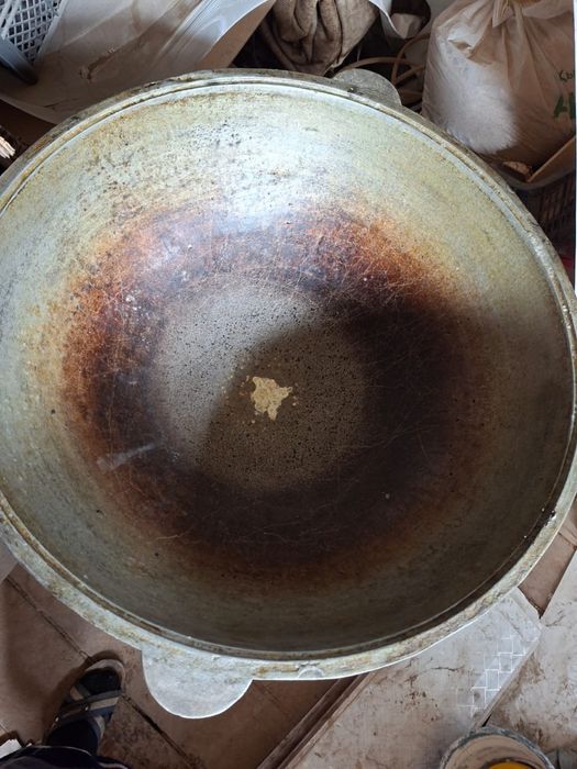 Казан с очагом советский