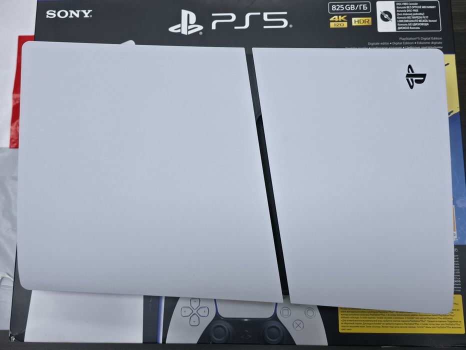 КАТО НОВ 825GB Sony PlayStation 5 | PS5 Digital Гаранция Техномаркет 2028г.