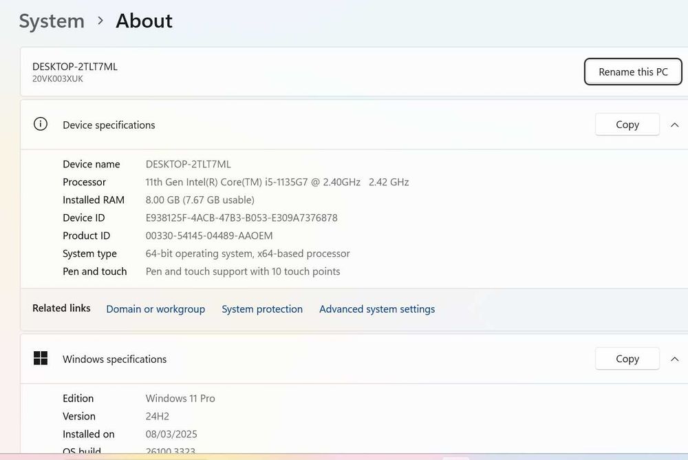 Таблет и Лаптоп 2в1 Lenovo ThinkPad L13 Yoga Gen 2 -i5-1135G7 /8GB RAM