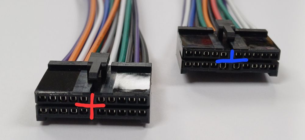 Conector Mufa Auto ISO China 20 Pini in + ISO Chinezesti 20 Pini in +