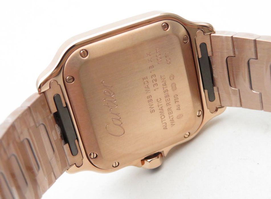 Cartier Santos de Cartier 35mm дамски - розово злато - автоматичен - QC снимки