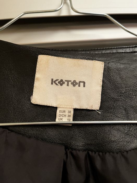 Jacheta neagra de Dama, imitatie piele