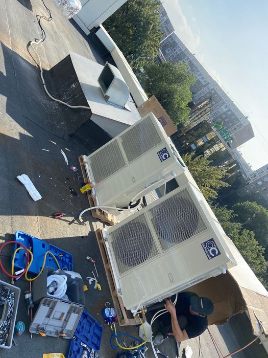 Установка кондиционера