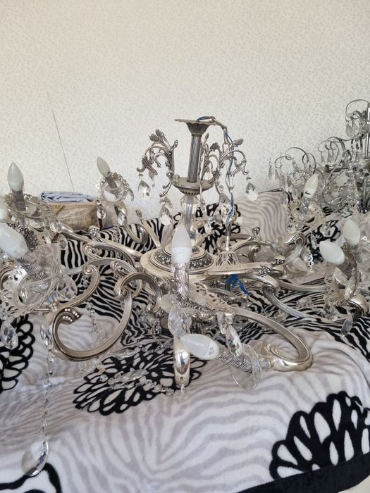 Большая дюр алюмин.люстра