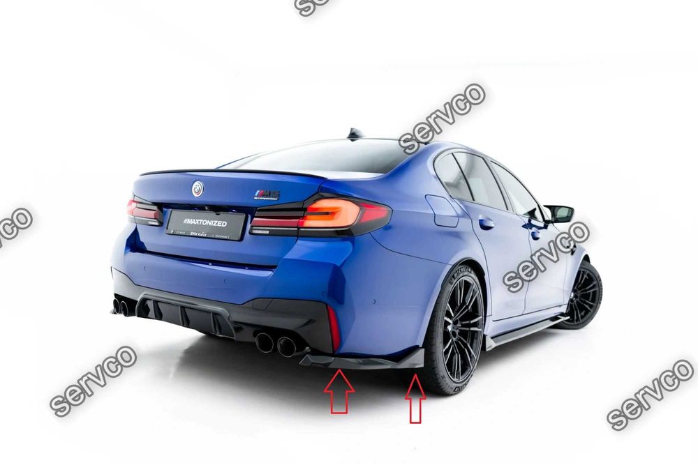 Prelungire splitter bara spate compatibil cu Bmw M5 F90 / F90 Facelift 2017-2024 v4 - Maxton Design