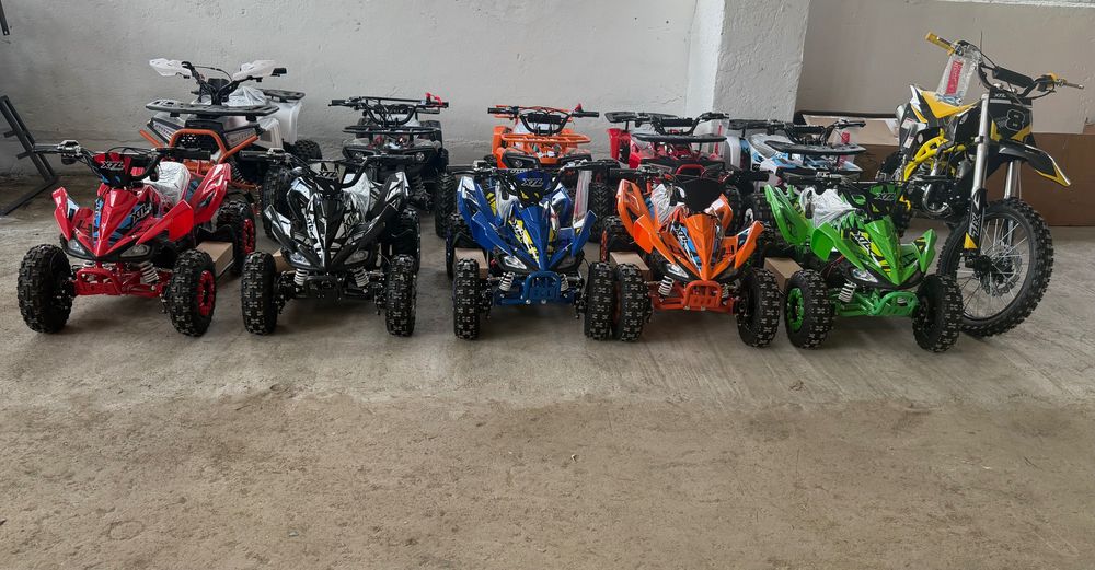 Atv -uri 49 CC  și electrice XTL Germany Nou cu garantie livrare în toată țara pentru copii 3-10 ani