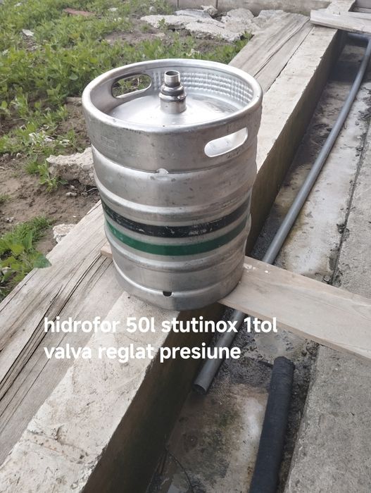 Butoaie inox cu robinet vas expansiune hidrofor