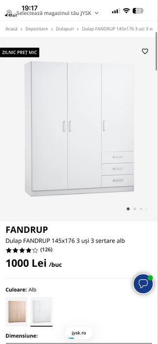 Dulap jysk fandrup