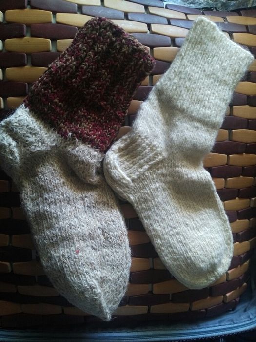 Носки вязанная теплая 1000тг