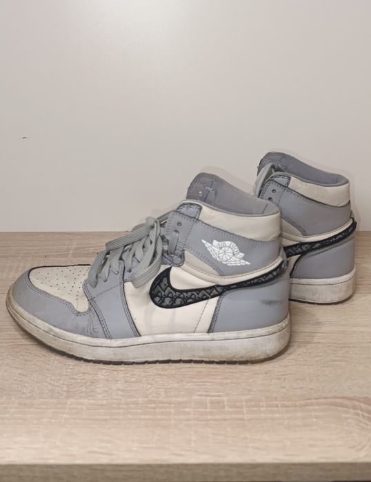 Dior x Nike Air Jordan 1 высокие оригинальные 2020 мужской размер.