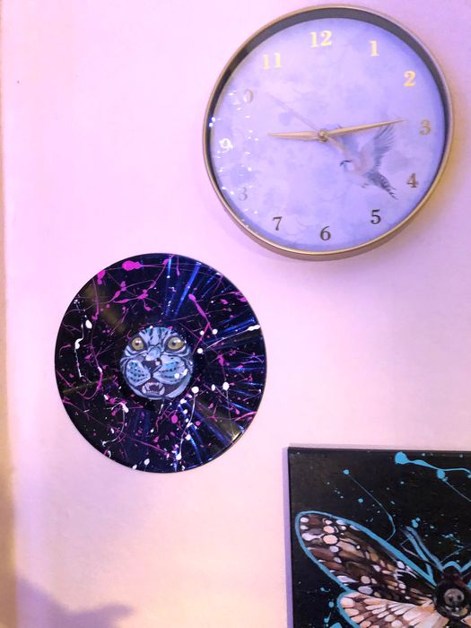 Ръчно рисувана грамофонна плоча