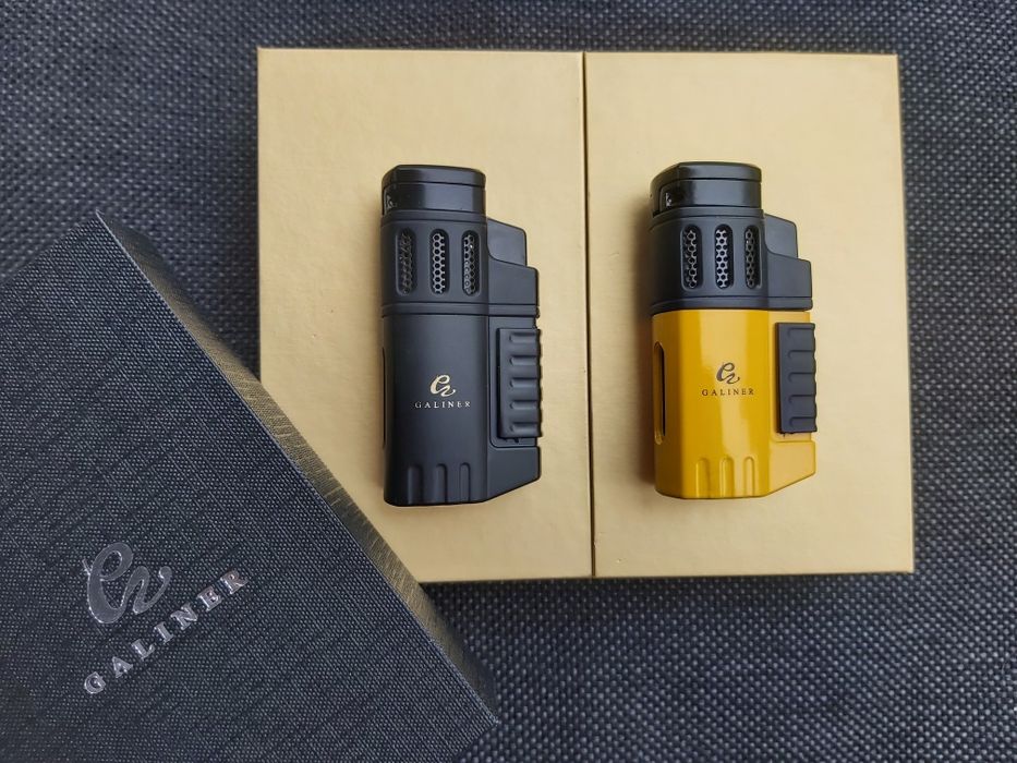 Луксозна запалка за пури GALINER два цвята