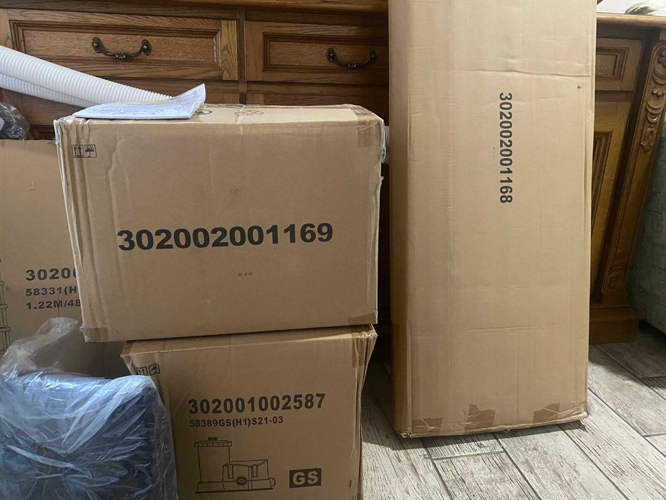 НОВ Bestway Power Steel 488x122 басейн – пълен комплект, неотварян