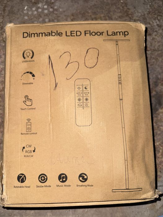 Модерна супер ярка подова лампа