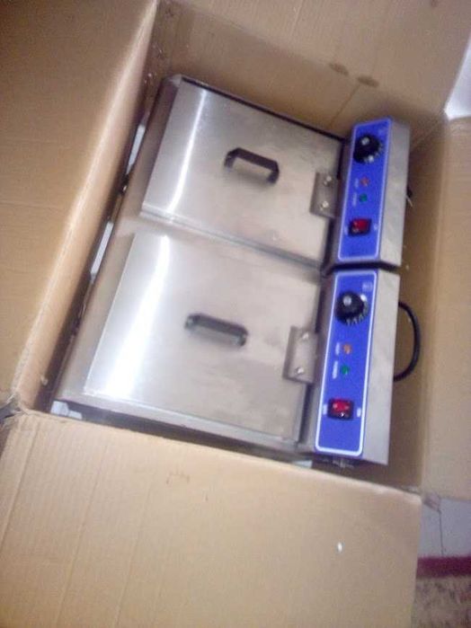 Friteuza,fripteosa,2x10 li noi sigilate,cu  robineti de scurgere italy