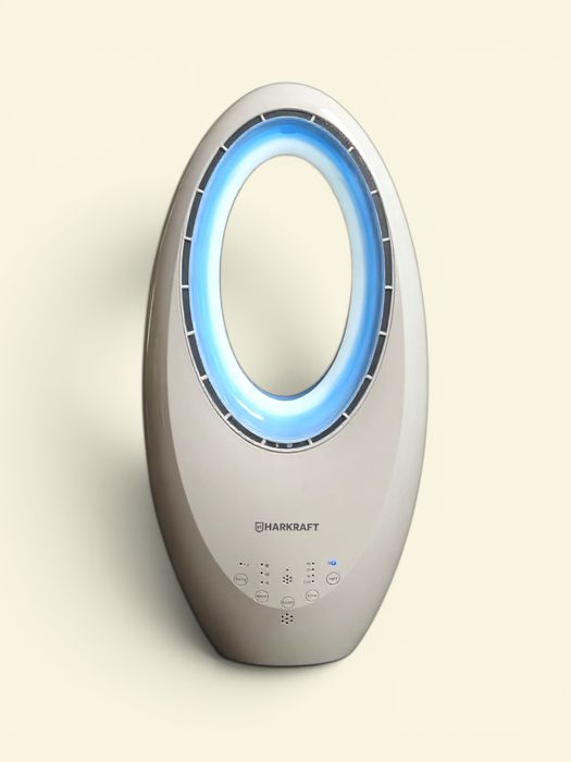 Ventilator fără pale – 60W, 3 viteze, timer, design modern