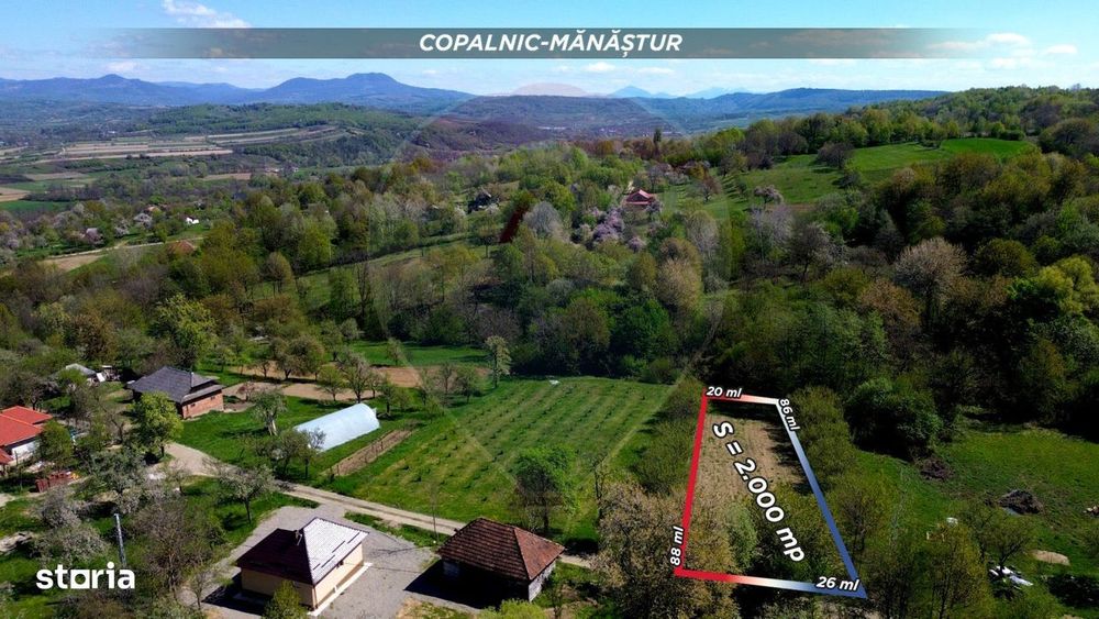 Teren de vanzare langa padure Copalnic Manastur