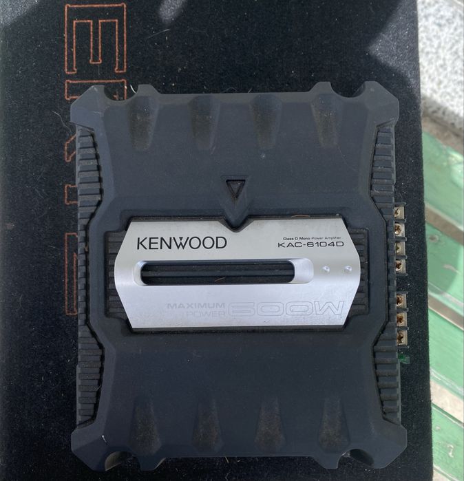 Бас каса Hertz 12 + усилвател Kenwood 600w