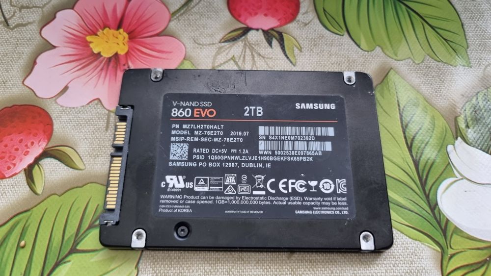 Ssd samsung 860 evo 2tb