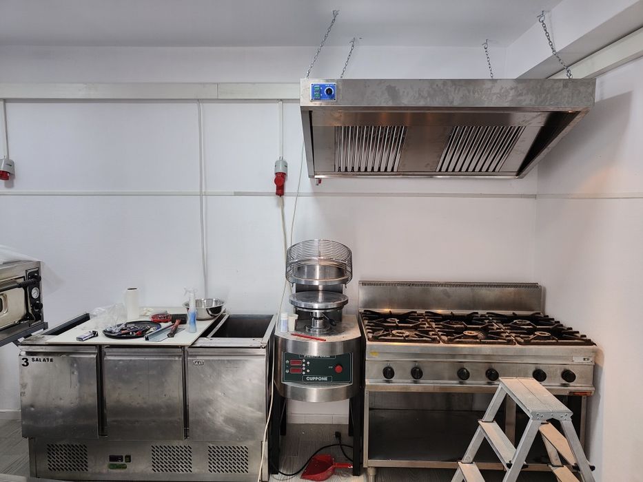 Aragaz profesional 6 ochiuri din inox