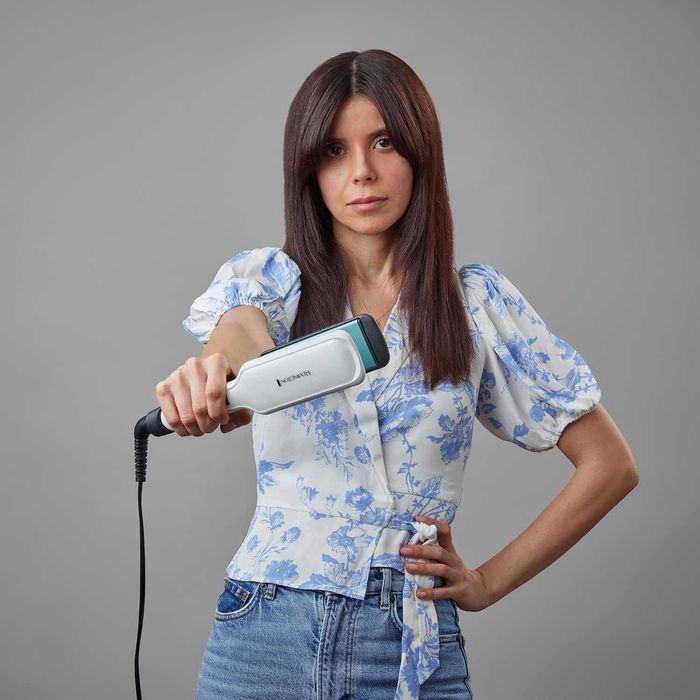 Преса за коса Remington Shine Therapy S8550, широк LCD дисплей, 150-230°C