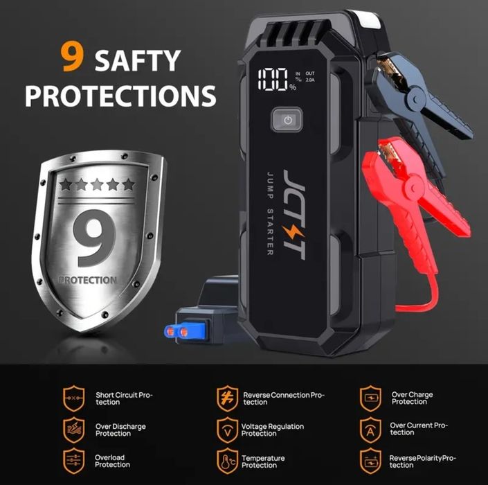 Джъмп стартер за палене на автомобил