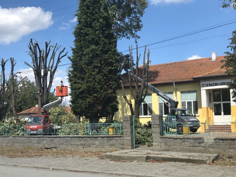 Рязане на дървета , Косене на трева, почистване на терени Варна