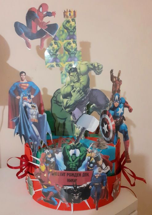 Хартиена торта за рожден ден индивидуална