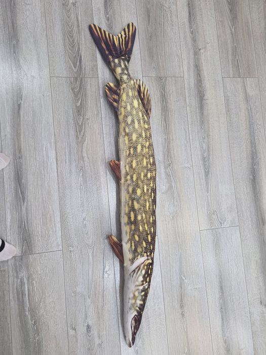 Щука игрушка мягкая