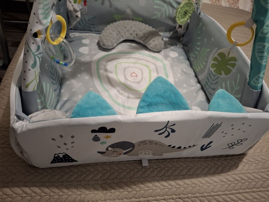 Активна гимнастика Дино - двулицева с възглавница