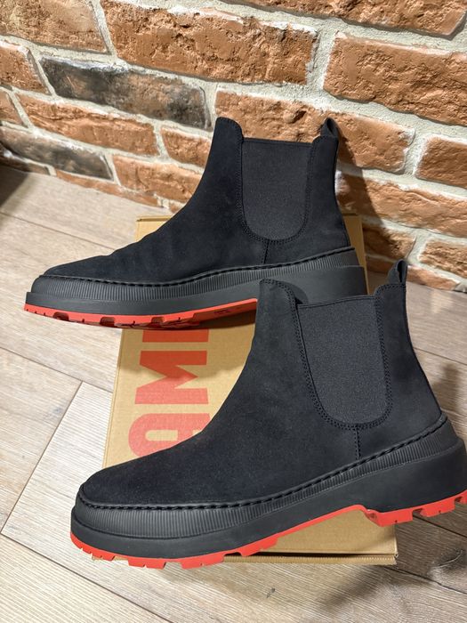 Ghete Camper negru/rosu